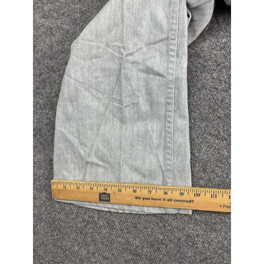 Vintage 70s Levi's Flare Pants Men's W32 x‎ L26 Gray Bootcut USA Made